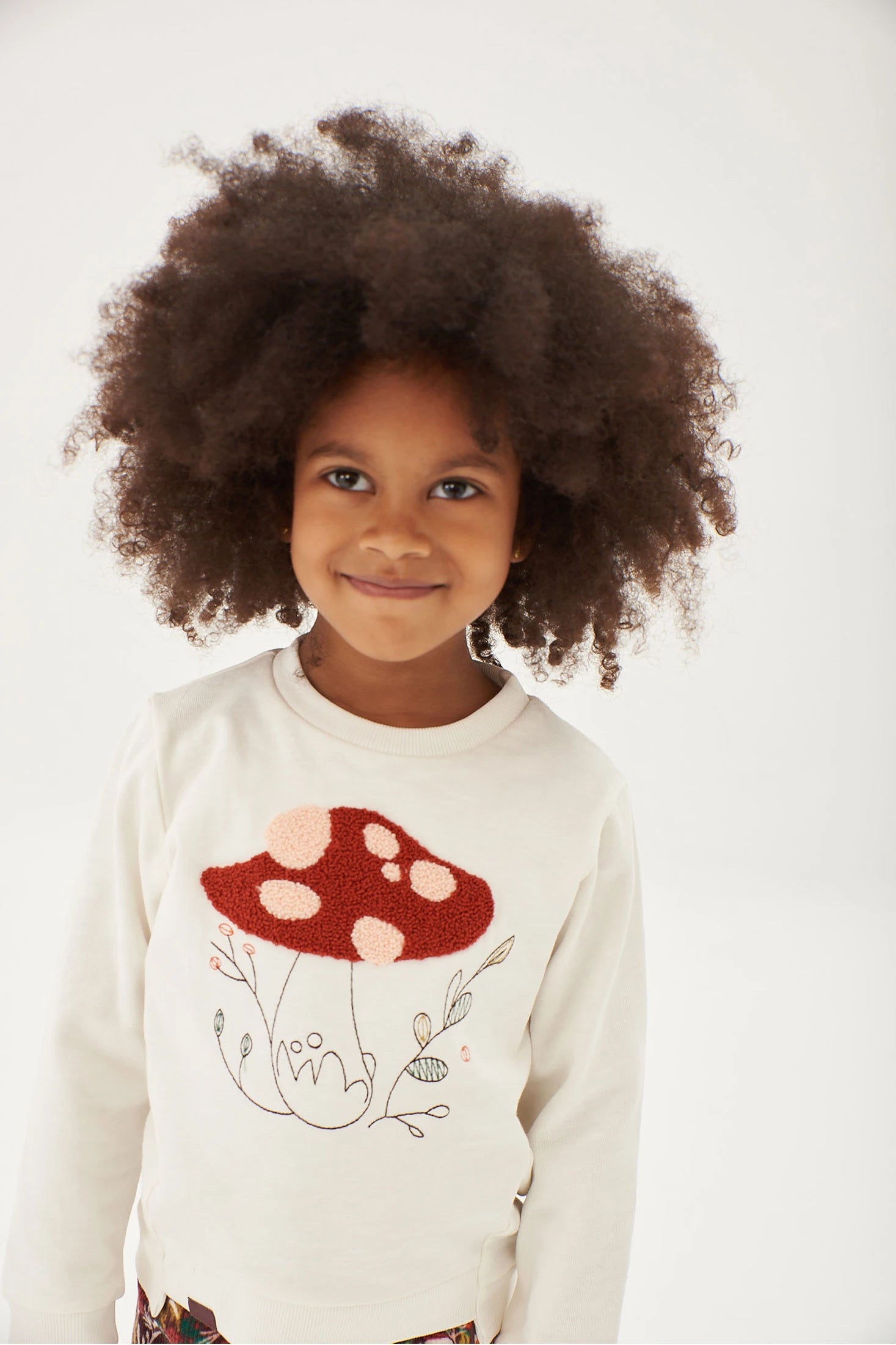 Sudadera Felpa Tuc Tuc Niña - Color Blanco, Colección Big Hugs Con Estampado Multicolor