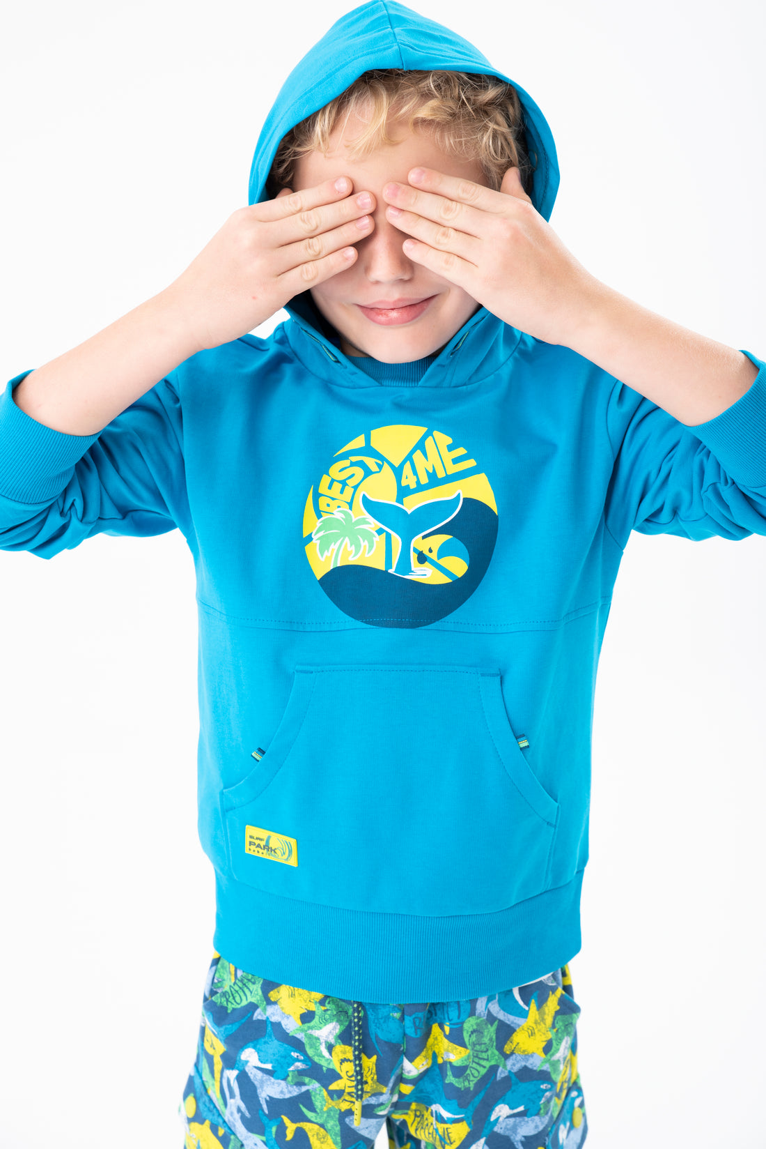 Sudadera felpa con capucha de niño