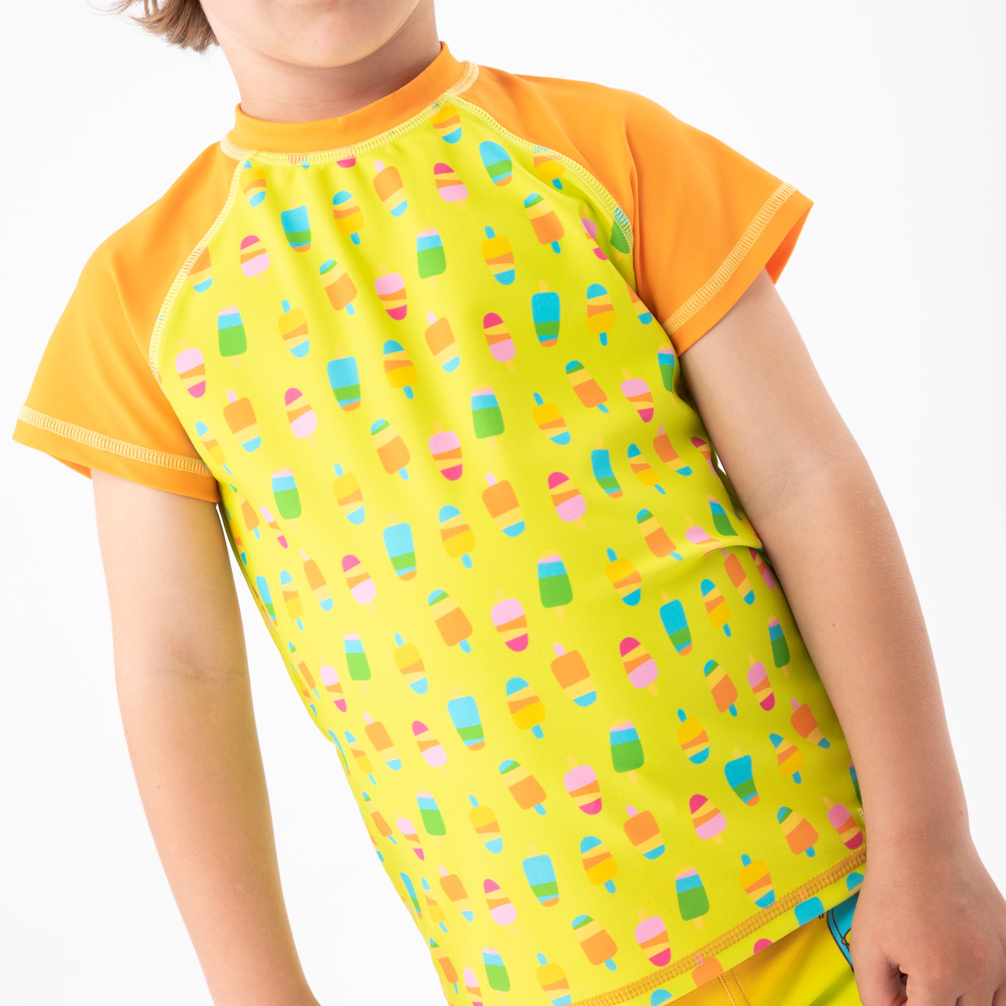 Camiseta de punto poliamida de bebé niño estampada