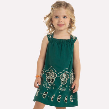 Vestido Infantil Milon Tricoline