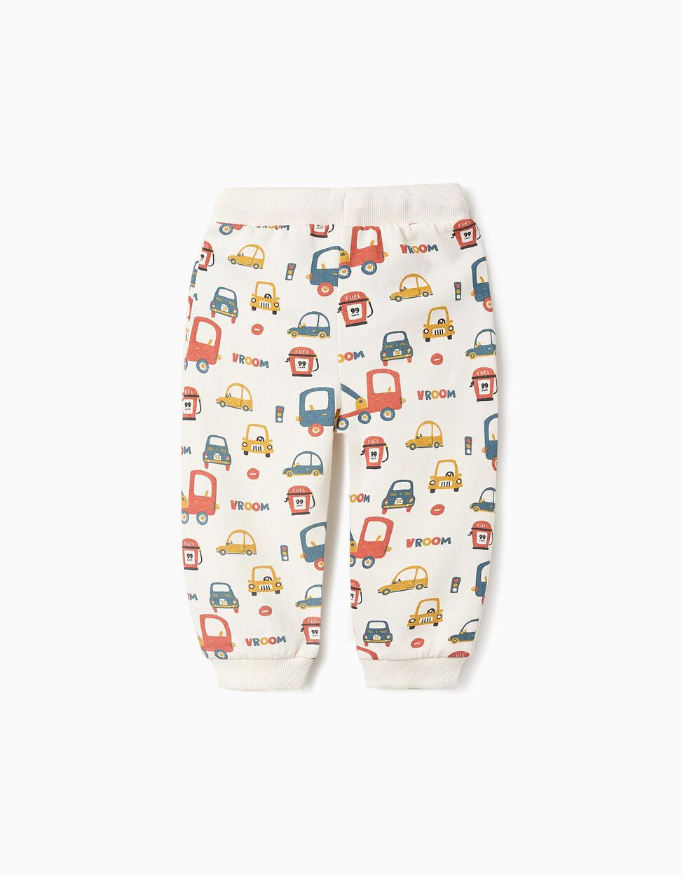 Pantalón Jogger de Algodón para Bebé Niño 'Cars', Beige