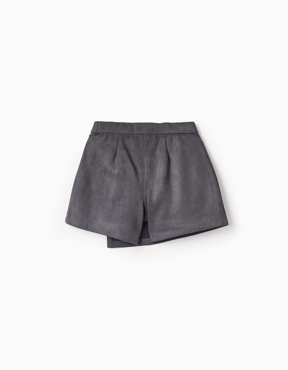 Falda-Pantalón de Terciopelo para Niña, Gris