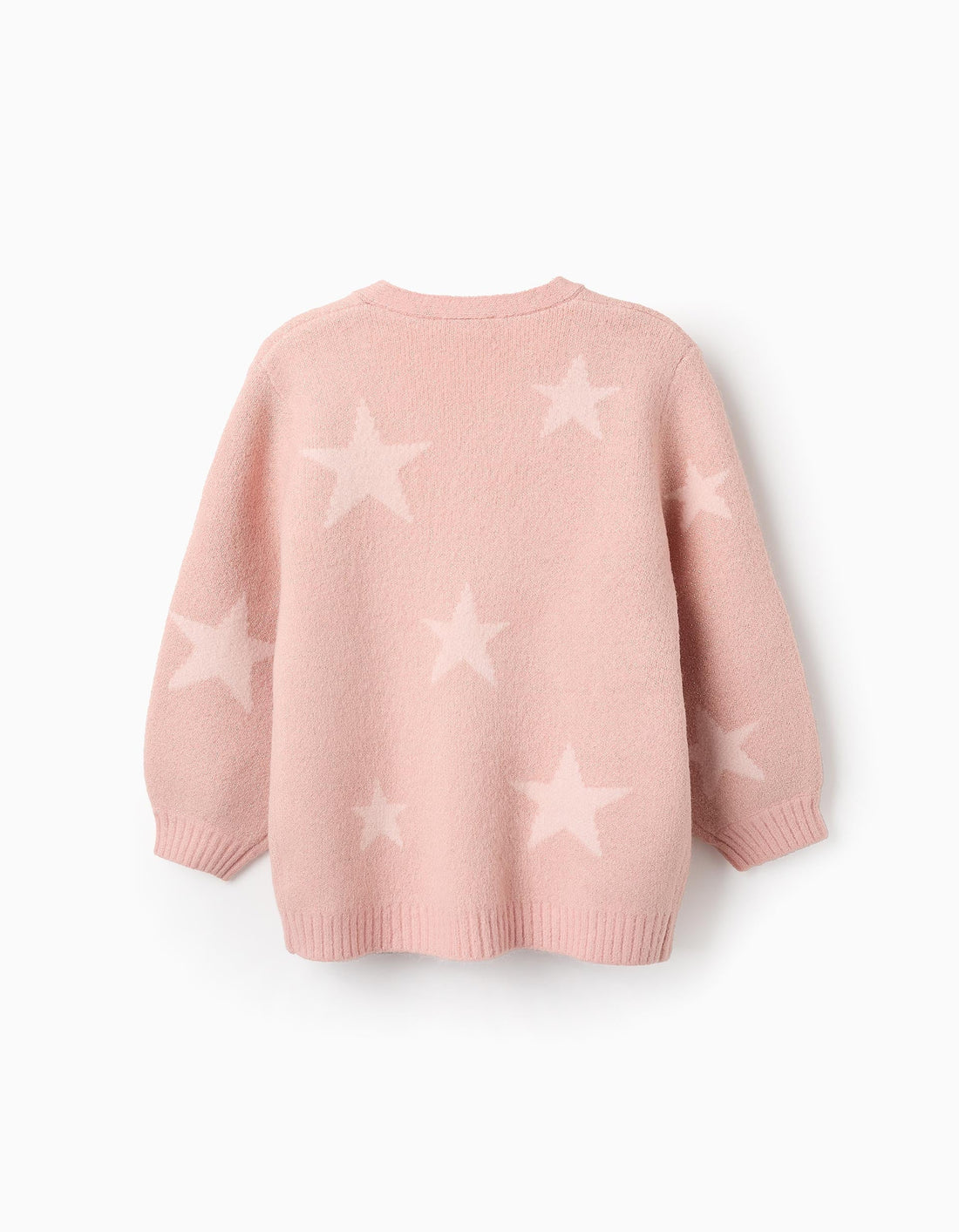 Jersey de Punto con Lúrex para Niña, Rosa/Oro