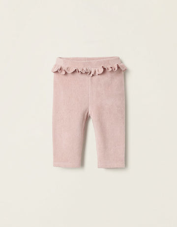 Pantalón de Pana para Recién Nacida, Rosa