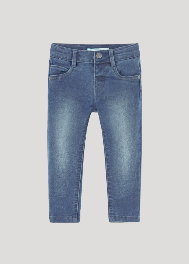 Pantalón denim elástico