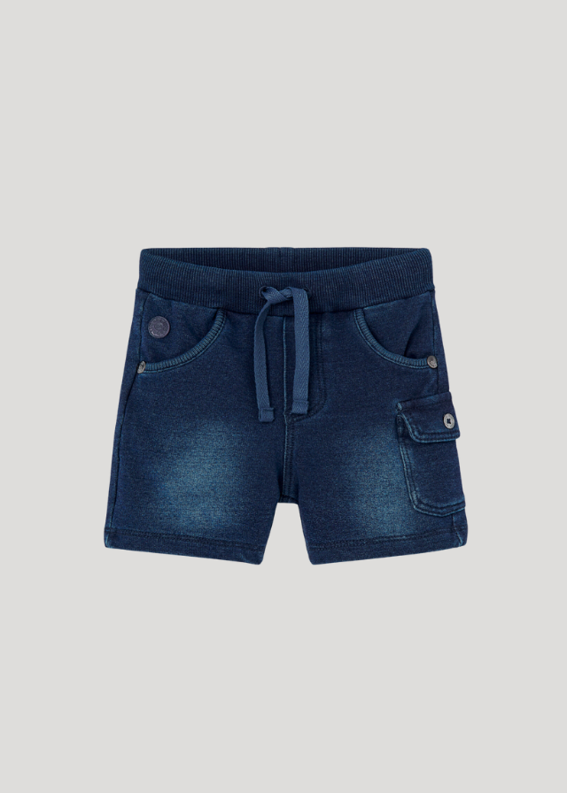 Bermuda felpa denim