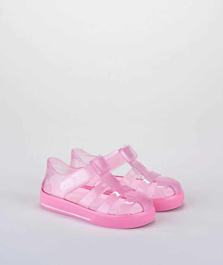 Sandalias Star Brillo Rosa