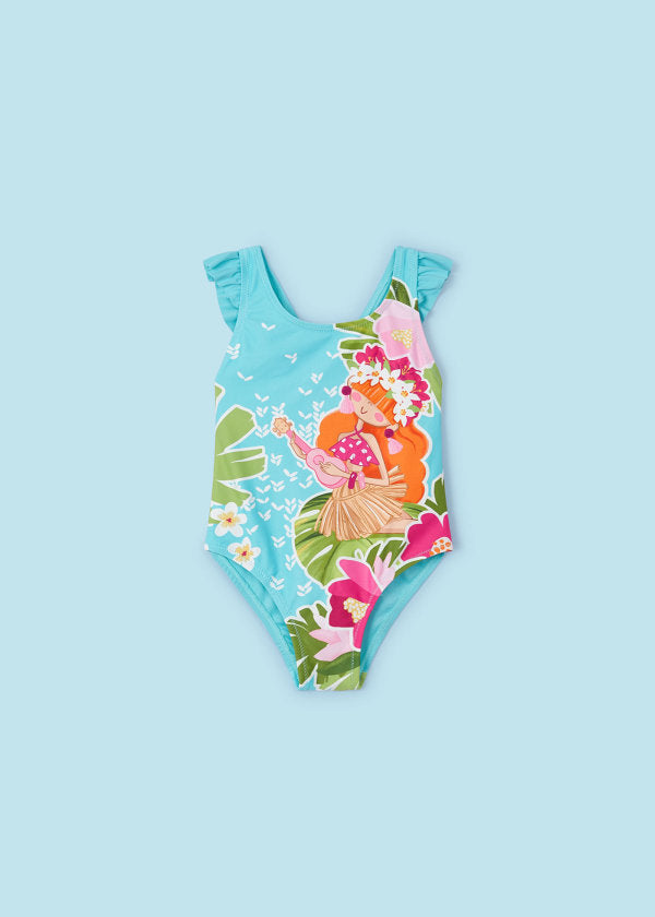 Bañador estampado niña