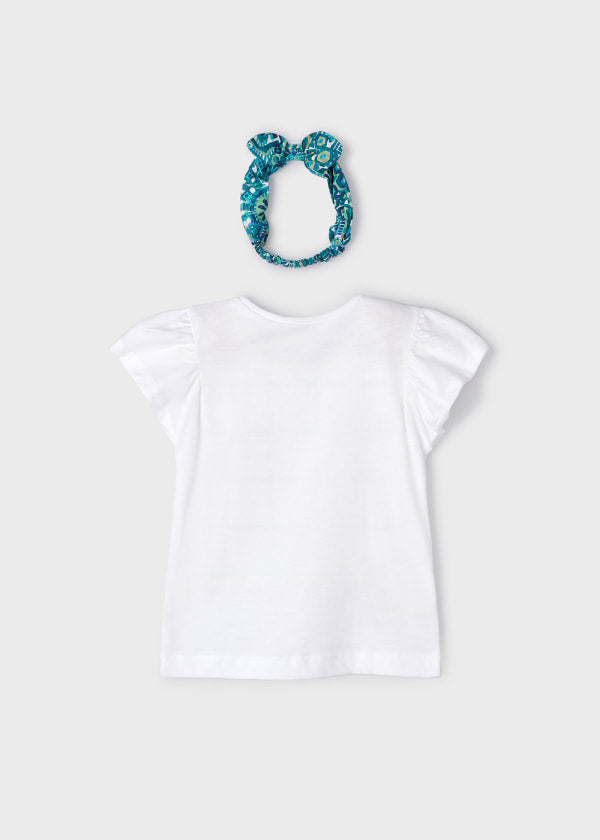 Camiseta con diadema Better Cotton niña