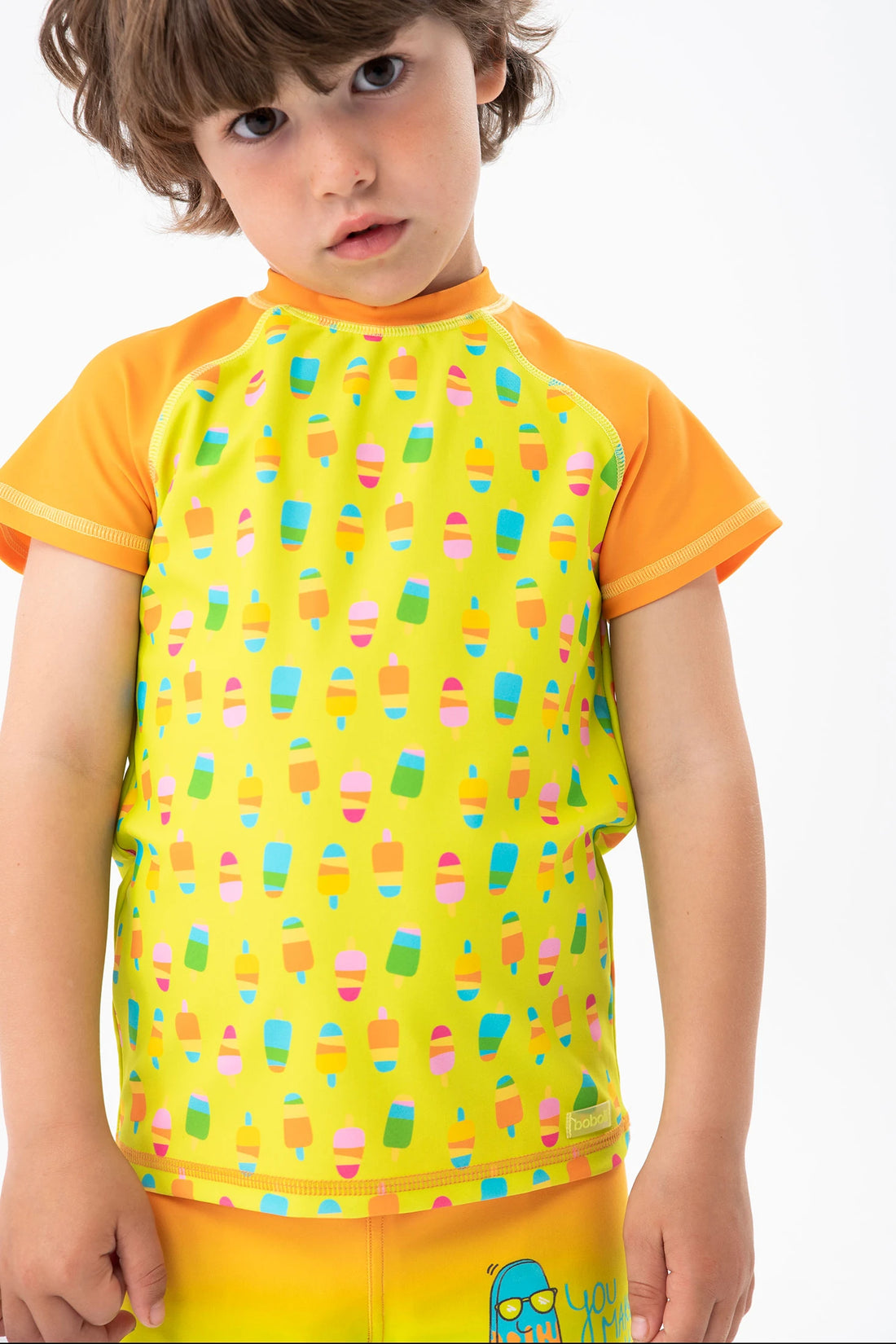 Camiseta de punto poliamida de bebé niño estampada