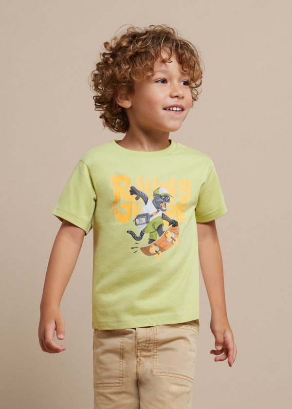 Camiseta estampada Better Cotton niño