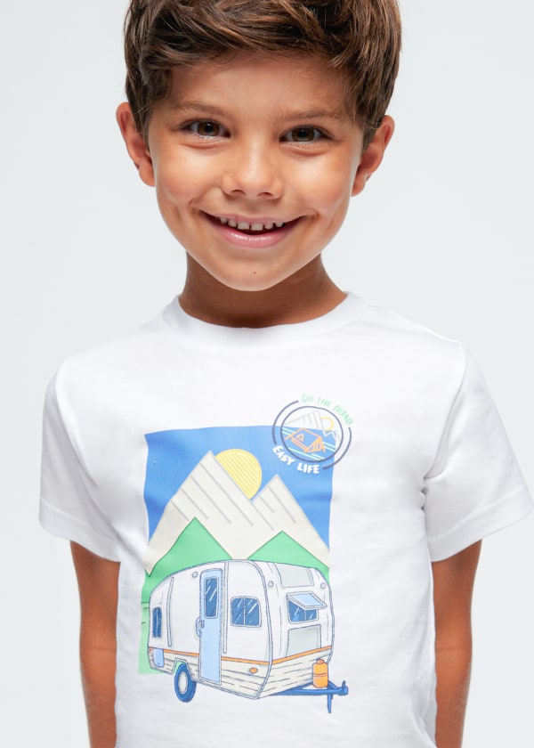 Camiseta estampada Better Cotton niño