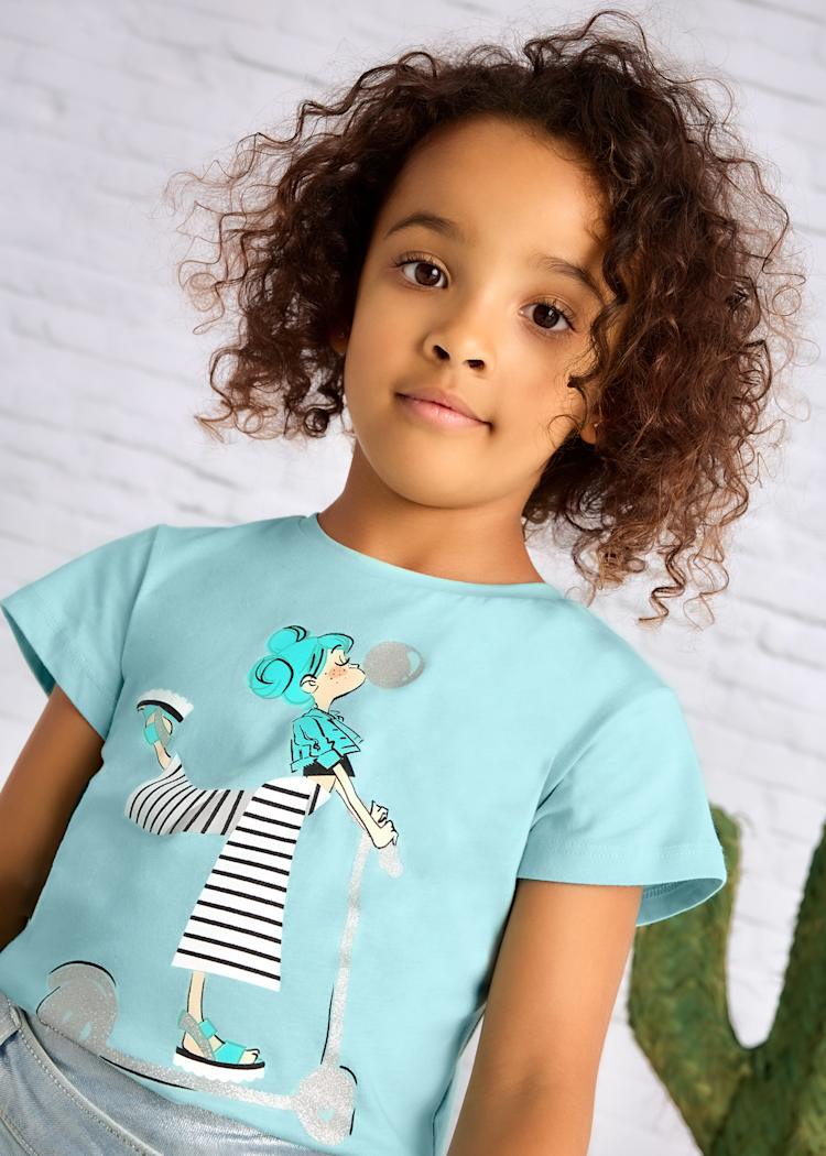 Camiseta estampada niña