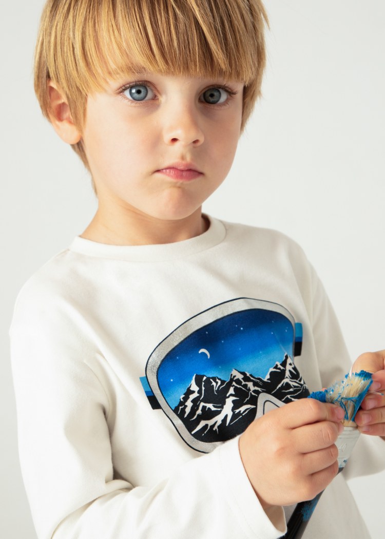 Camiseta gafas niño