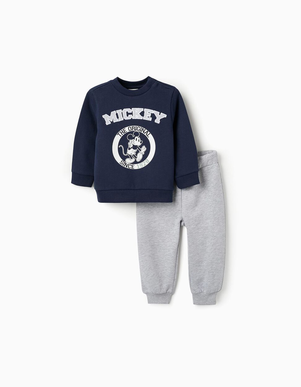 Sudadera + Pantalones de Algodón para Bebé Niño 'Mickey