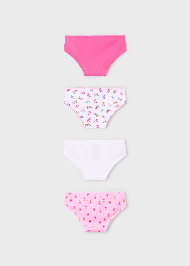 Conjunto de 4 calzoncillos para niña