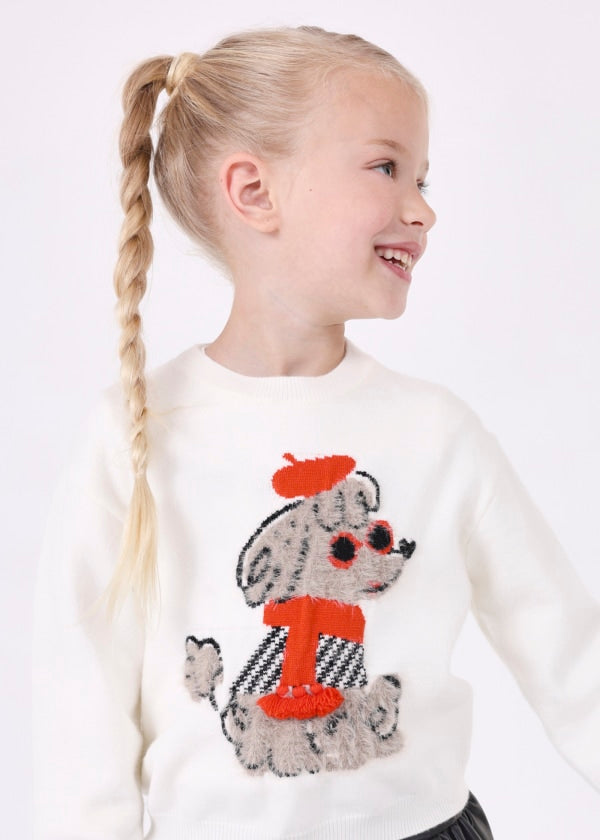 Jersey intarsia niña