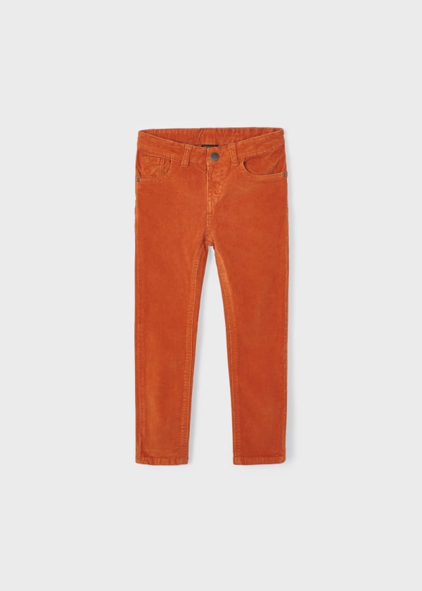 Pantalon pana slim fit basico