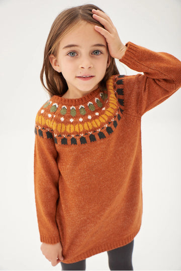 Vestido tricotosa de niña