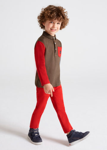 Pantalón slim fit para niño ECOFRIENDS