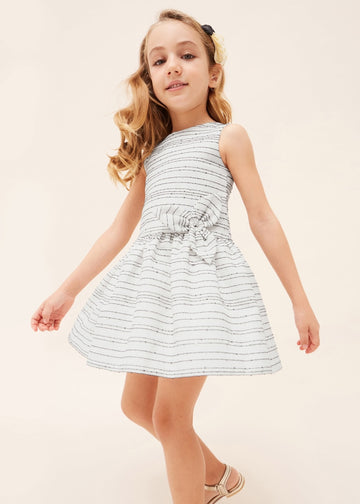 Vestido de jacquard para niña